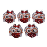 Max 5 Pieces Embroidery Applique Patches Cartoon for Jackets Clothing Craft  B