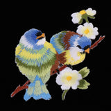 Max 5 Pieces Bird-shaped Embroidery Patch Stickers Sewing Crafts Accessories  A3