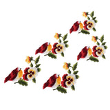 Max 5 Pieces Bird-shaped Embroidery Patch Stickers Sewing Crafts Accessories  A7
