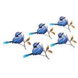 Max 5 Pieces Bird-shaped Embroidery Patch Stickers Sewing Crafts Accessories  A8