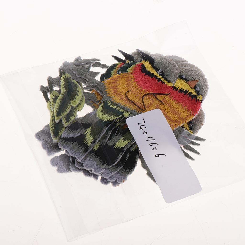 Max Bird Pattern Embroidery Patch DIY Applique Crafts for Clothing Decoration 106