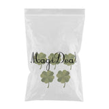Maxbell Pack of 5 Embroidered Iron on Patches Badge Cloth Stickers Four Leaf Clover