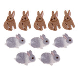 Max 10 Pieces/pack Embroidered Animal Patches Iron on Applique Badge Rabbit