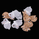 Max 10 Pieces/pack Embroidered Animal Patches Iron on Applique Badge Rabbit