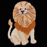Max 5 Pieces/pack Embroidered Iron on Patches Animal Cloth Stickers DIY Lion