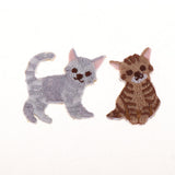 Max 10 Pieces/pack Embroidered Animal Patches Iron on Applique Badge Cat
