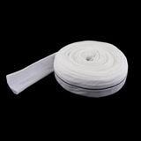 Maxbell Elastic Spool - White Sewing Elastic Band, Braided Stretchy High Elasticity Roll for DIY Crafts, Clothes, Waistband, 27 Yards