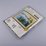 Maxbell 1 Set Stamped Cross Stitch Kits Material Package with Seaside Scenery