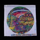 Maxbell Stamped Cross Stitch Kits 11 Count - Beautiful Sunset Pattern 59x59cm