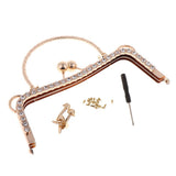 Max Purse Making Kits with Purse Frame & Metal Chain for Beginners Adults TD010