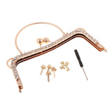 Max Purse Making Kits with Purse Frame & Metal Chain for Beginners Adults TD013