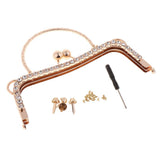 Max Purse Making Kits with Purse Frame & Metal Chain for Beginners Adults TD014