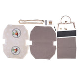 Max Purse Making Kits with Purse Frame & Metal Chain for Beginners Adults TD016