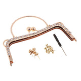 Max Purse Making Kits with Purse Frame & Metal Chain for Beginners Adults TD017