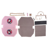 Max Purse Making Kits with Purse Frame & Metal Chain for Beginners Adults TD018