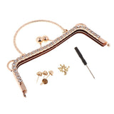 Max Purse Making Kits with Purse Frame & Metal Chain for Beginners Adults TD018