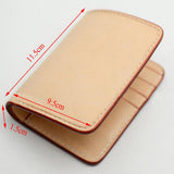 Max 8 Pieces Acrylic Wallet Stencil Template Set DIY Leather Wallet Purse