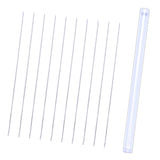 Max 20 Pieces Beading Needle with Needle Tube for DIY Crafts Jewelry Making