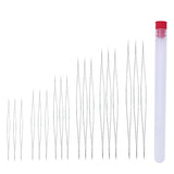 Maxbell 19 Pieces/Set Threading Needles for Beading with Big Eye Accessories