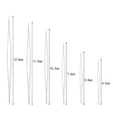 Maxbell 19 Pieces/Set Threading Needles for Beading with Big Eye Accessories