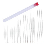 Maxbell 19 Pieces/Set Threading Needles for Beading with Big Eye Accessories