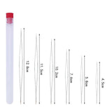 Maxbell 19 Pieces/Set Threading Needles for Beading with Big Eye Accessories