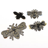 Max 4Pcs/set Bees Sequins Rhinestone Beaded Applique Patches Embellishments