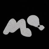 Max Maxb 2 Pieces Rhinestone Bead Patch Sew on Motif Applique DIY Garment Accessories