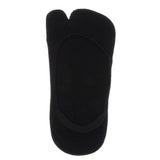 Maxbell Women No Show Socks Tabi Socks Non Slip Low Cut Cotton Boat Socks Black