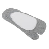 Maxbell Women No Show Socks Tabi Socks Non Slip Low Cut Cotton Boat Socks Gray