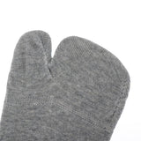 Maxbell Women No Show Socks Tabi Socks Non Slip Low Cut Cotton Boat Socks Gray