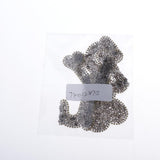 Max Maxb LOVE Heart Rhinestone Patch Appliques Iron on Bags Clothes Decorative Patch