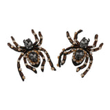 Max Maxb 2 Pieces Spider Rhinestone Patch Sew on/Iron on Applique DIY Sewing Supplies