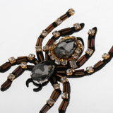 Max Maxb 2 Pieces Spider Rhinestone Patch Sew on/Iron on Applique DIY Sewing Supplies