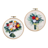 Max Full Range of Embroidery Starter Kit Bouquet Cross Stitch Crafts Style 1 - Aladdin Shoppers