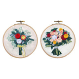 Max Full Range of Embroidery Starter Kit Bouquet Cross Stitch Crafts Style 1 - Aladdin Shoppers