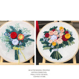 Max Full Range of Embroidery Starter Kit Bouquet Cross Stitch Crafts Style 1 - Aladdin Shoppers