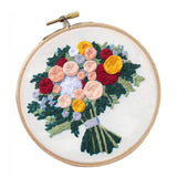 Max Full Range of Embroidery Starter Kit Bouquet Cross Stitch Crafts Style 2 - Aladdin Shoppers