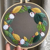 Max Maxb Full Range of Embroidery Starter Kit with 20cm Embroidery Hoop Style B