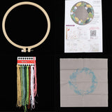Max Maxb Full Range of Embroidery Starter Kit with 20cm Embroidery Hoop Style B
