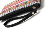 Max Womens Glitter Sequin Pouch Small Makeup Organizer Bag Purse Wallet Long