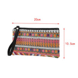 Max Womens Glitter Sequin Pouch Small Makeup Organizer Bag Purse Wallet Long