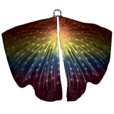 Max Butterfly Wings Shawl Cape Cloak Festival Fairy Party Costume Multicolor