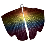 Max Butterfly Wings Shawl Cape Cloak Festival Fairy Party Costume Multicolor