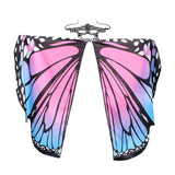 Max Butterfly Wings Shawl Scarves with Eyemask Party Cosplay Props for Kids