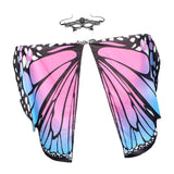 Max Butterfly Wings Shawl Scarves with Eyemask Party Cosplay Props for Kids