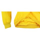 Max Maxb Unisex Crewneck Fleece Sweatshirt Plain Pullover Crew Neck Jumper Yellow 3XL