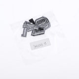 Max 10pcs /set 0-9 Number Fabric Patches Applique for Sewing Crafts Black