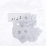 Max 10pcs /set 0-9 Number Fabric Patches Applique for Sewing Crafts White