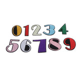 Max 10x 0-9 Numbers Patches Embellishment Sticker Clothes Dress Decor DIY Sewing
